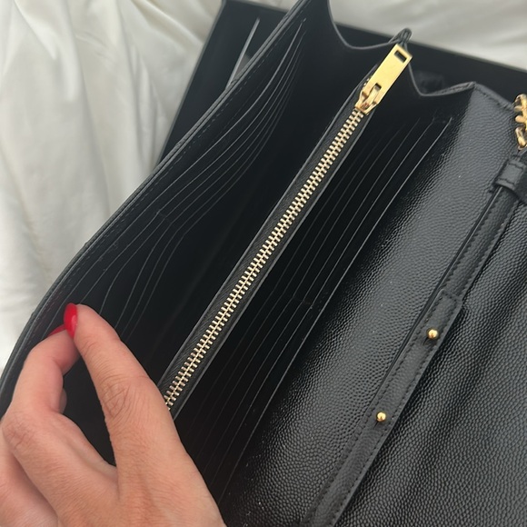 YSL monogram large wallet on chain - Picture 12 of 13